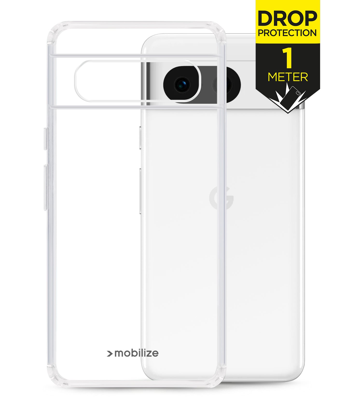 Mobilize Naked Protection Case Google Pixel 8 Clear