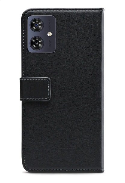 Mobilize Classic Gelly Wallet Book Case Motorola Moto G54 Black - Essentify