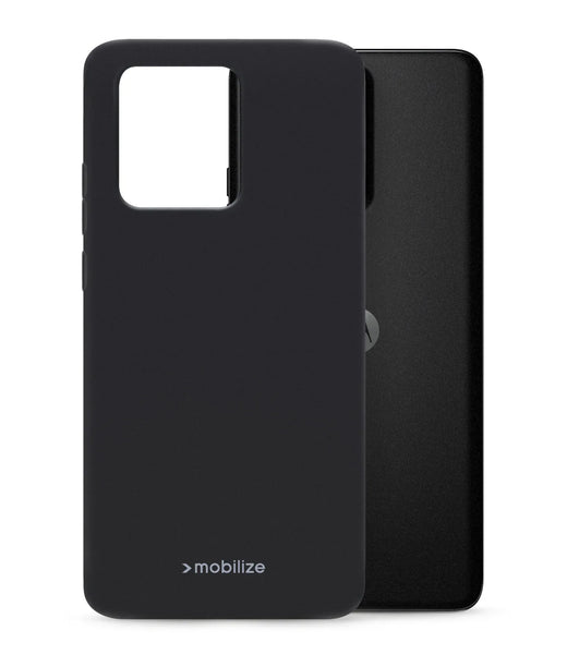 Mobilize Rubber Gelly Case Motorola Edge 40 Neo Matt Black - Essentify