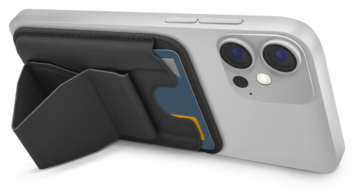 Mobilize Magsafe Compatible Magnet Card Holder Black - Essentify