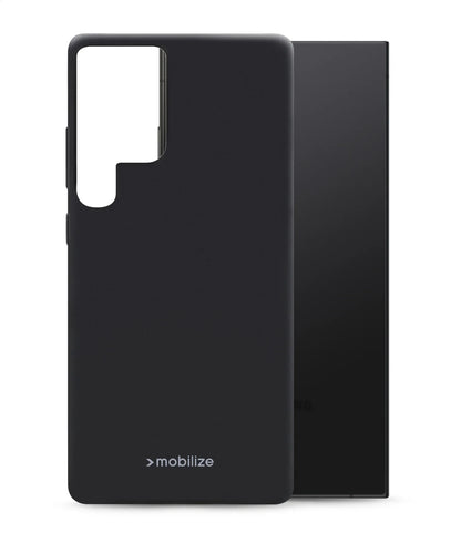 Mobilize Rubber Gelly Case Samsung Galaxy S24 Ultra 5G Matt Black - Essentify