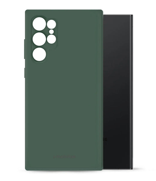 Mobilize Rubber Gelly Case Samsung Galaxy S24 Ultra 5G Matt Green - Essentify