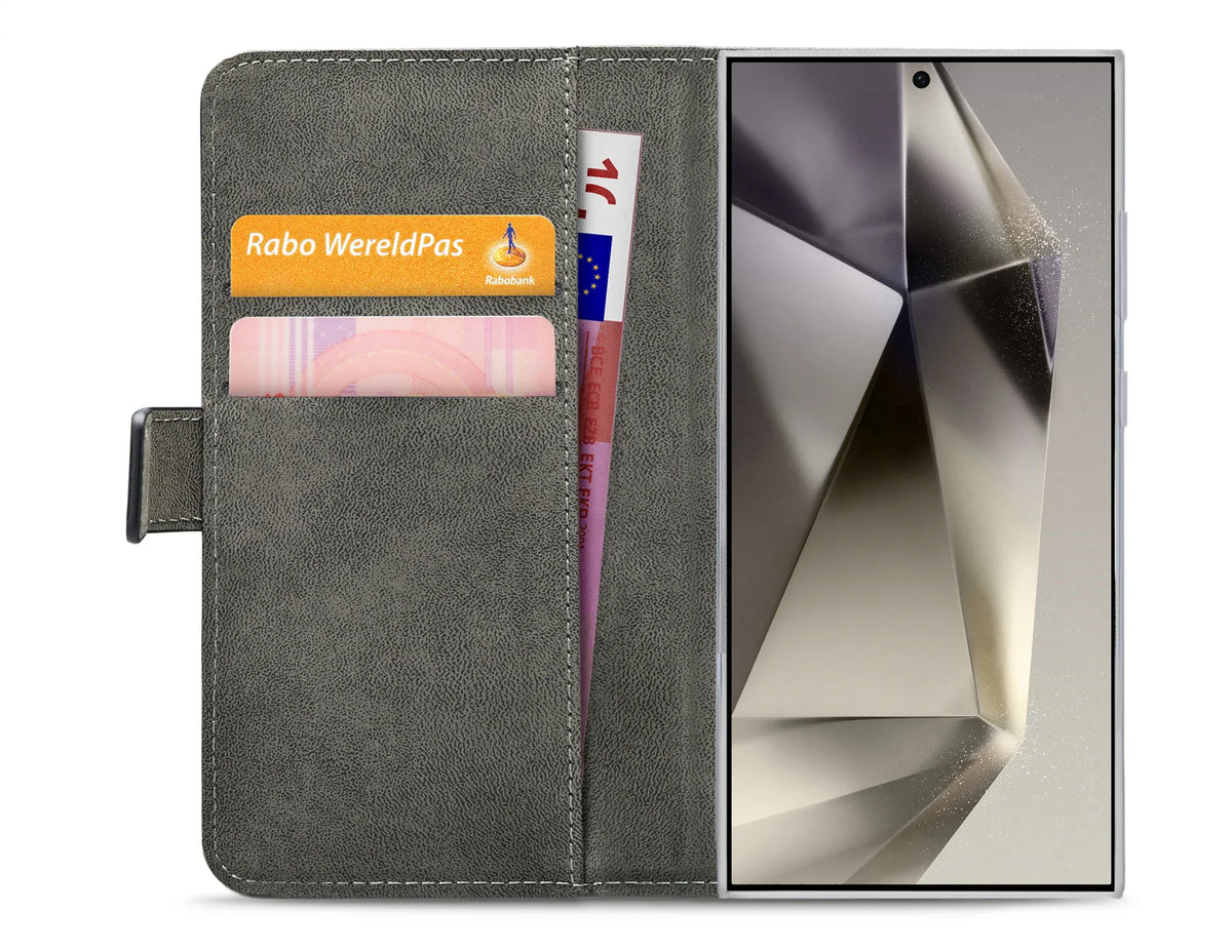 Mobilize Classic Gelly Wallet Book Case Samsung Galaxy S24 Ultra 5G Black - Essentify