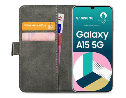 Mobilize Classic Gelly Wallet Book Case Samsung Galaxy A15 4G/5G Black - Essentify