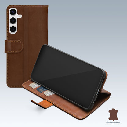 Mobilize Leather Wallet Samsung Galaxy S24+ 5G Brown