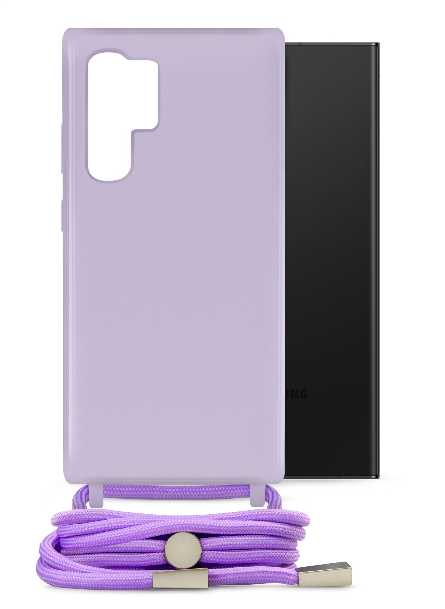 Mobilize Lanyard Gelly Case For Samsung Galaxy S24 Ultra 5G Pastel Purple