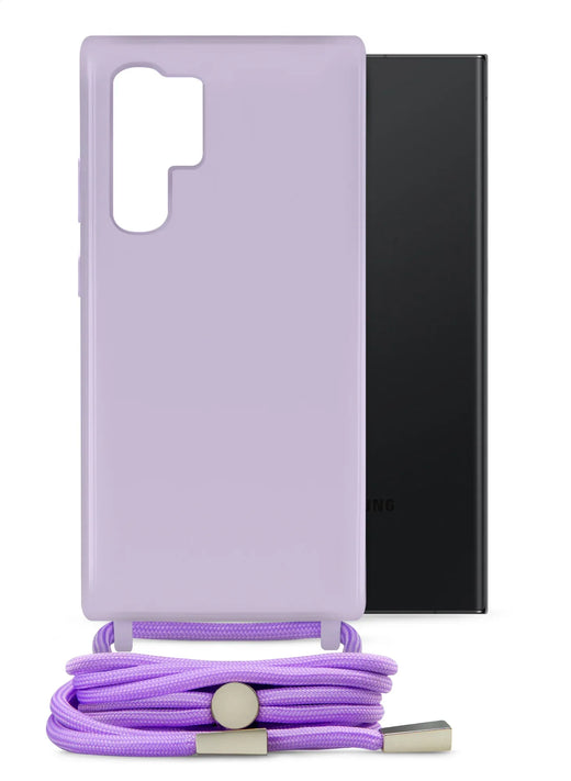 Mobilize Lanyard Gelly Case For Samsung Galaxy S24 Ultra 5G Pastel Purple - Essentify