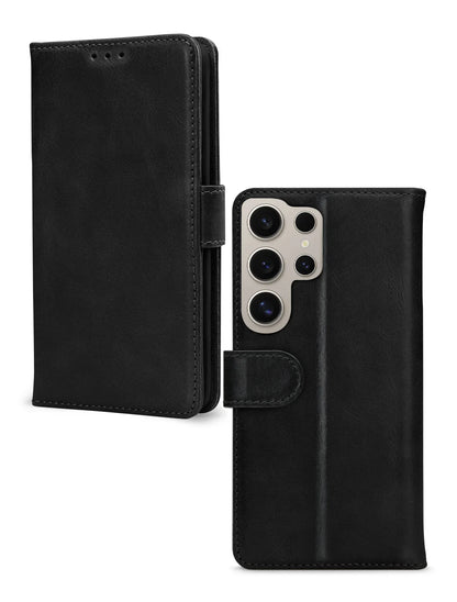 Mobilize Premium Gelly Wallet Book Case Samsung Galaxy S24 Ultra 5G Black - Essentify