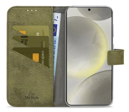 My Style Flex Wallet For Samsung Galaxy S24+ 5G Olive - Essentify
