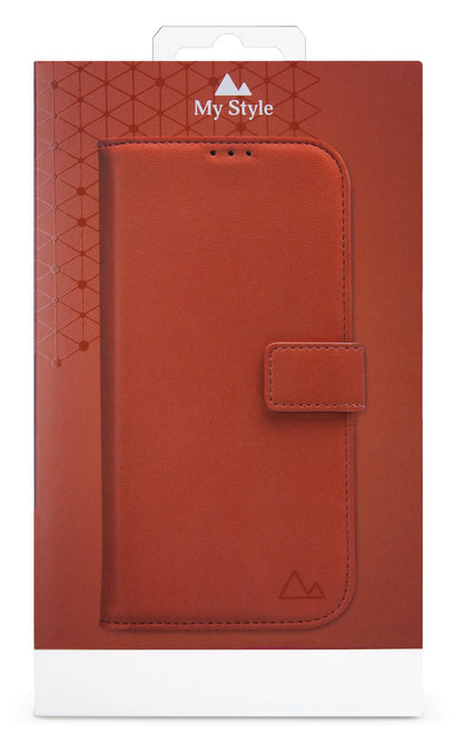 My Style Flex Wallet For Samsung Galaxy S24 5G/S25 5G Rust Red - Essentify