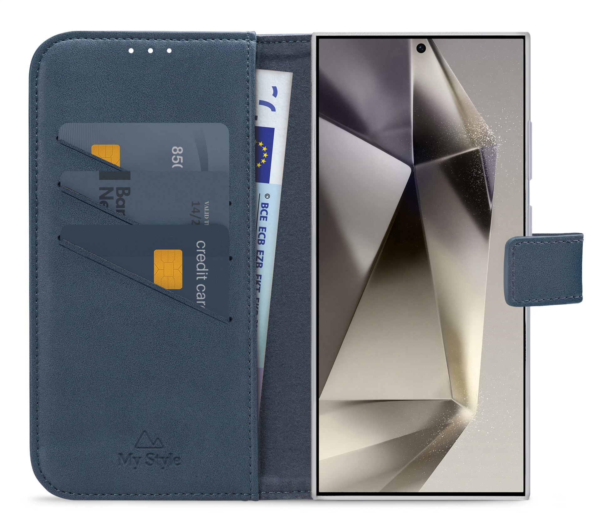 My Style Flex Wallet For Samsung Galaxy S24 Ultra 5G Ocean Blue