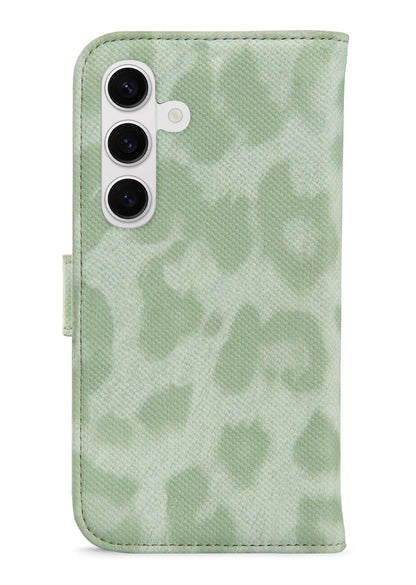 My Style Flex Wallet For Samsung Galaxy S24+ 5G Green Leopard - Essentify