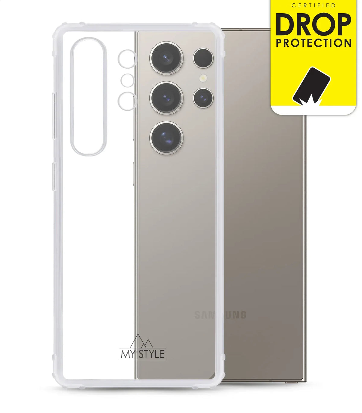 My Style Protective Flex Case For Samsung Galaxy S24 Ultra 5G Clear - Essentify