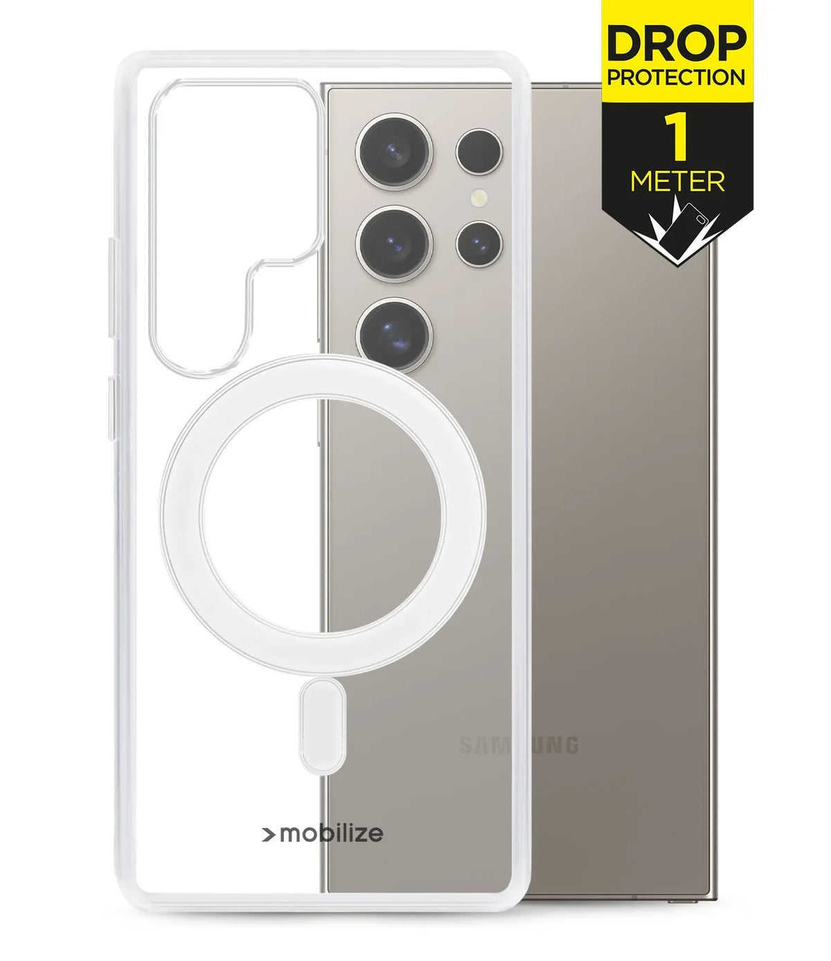 Mobilize Magsafe Compatible Naked Protection Case For Samsung Galaxy S24 Ultra 5G Clear - Essentify