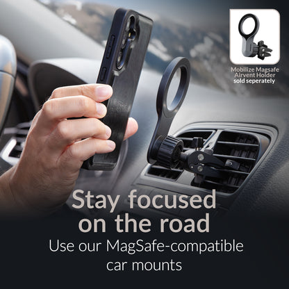 Mobilize 2In1 Magsafe Compatible Gelly Wallet Case Samsung Galaxy S24 Ultra 5G Black