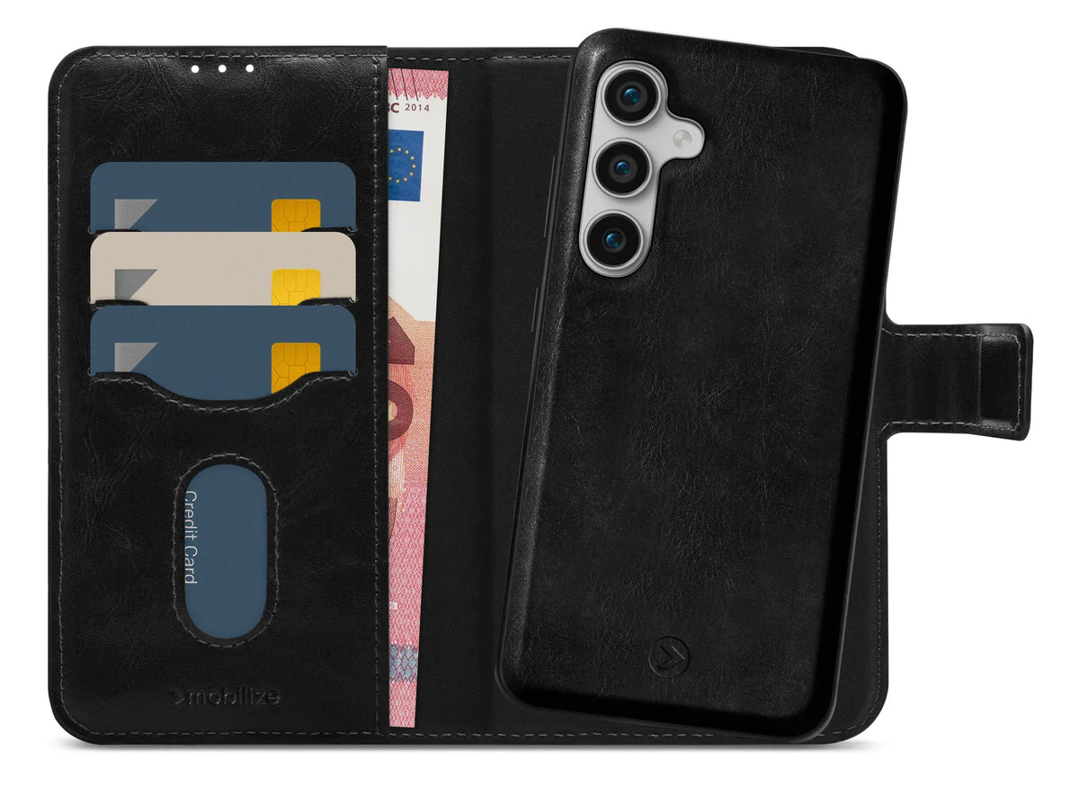 Mobilize 2In1 Magsafe Compatible Gelly Wallet Case Samsung Galaxy S23 Fe 5G Black - Essentify