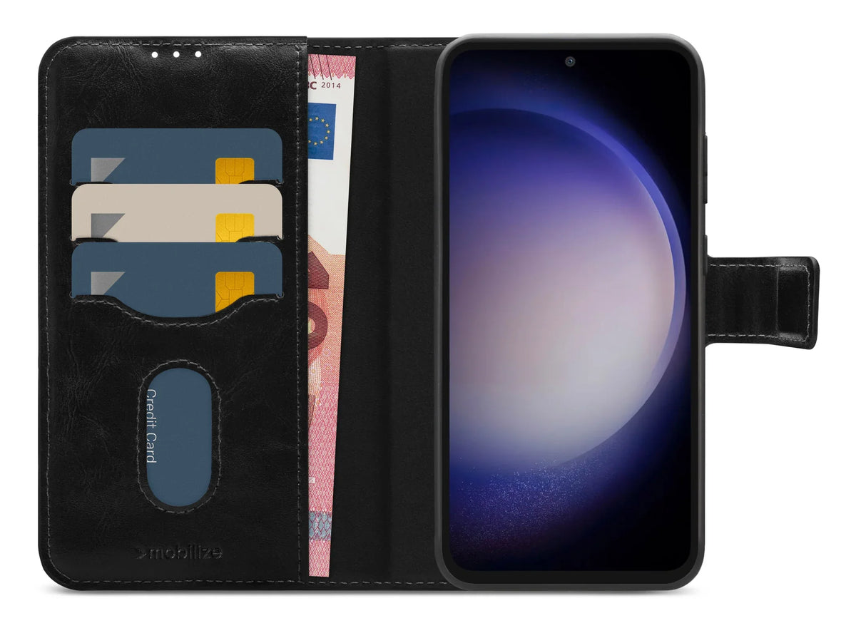 Mobilize 2In1 Magsafe Compatible Gelly Wallet Case Samsung Galaxy S23 Fe 5G Black - Essentify