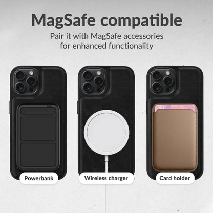 Mobilize 2In1 Magsafe Compatible Gelly Wallet Case Apple Iphone 15 Black - Essentify