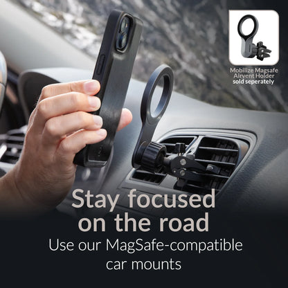 Mobilize 2In1 Magsafe Compatible Gelly Wallet Case Apple Iphone 15 Black - Essentify