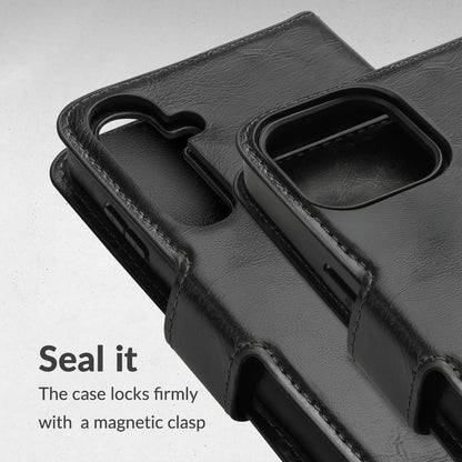 Mobilize 2In1 Magsafe Compatible Gelly Wallet Case Apple Iphone 15 Pro Max Black