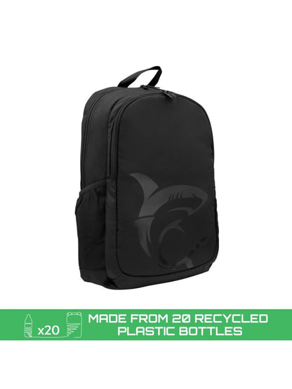 White Shark SCOUT 15.6" Gaming Laptop Rugzak | Gemaakt van Gerecycled Plastic | Zwart