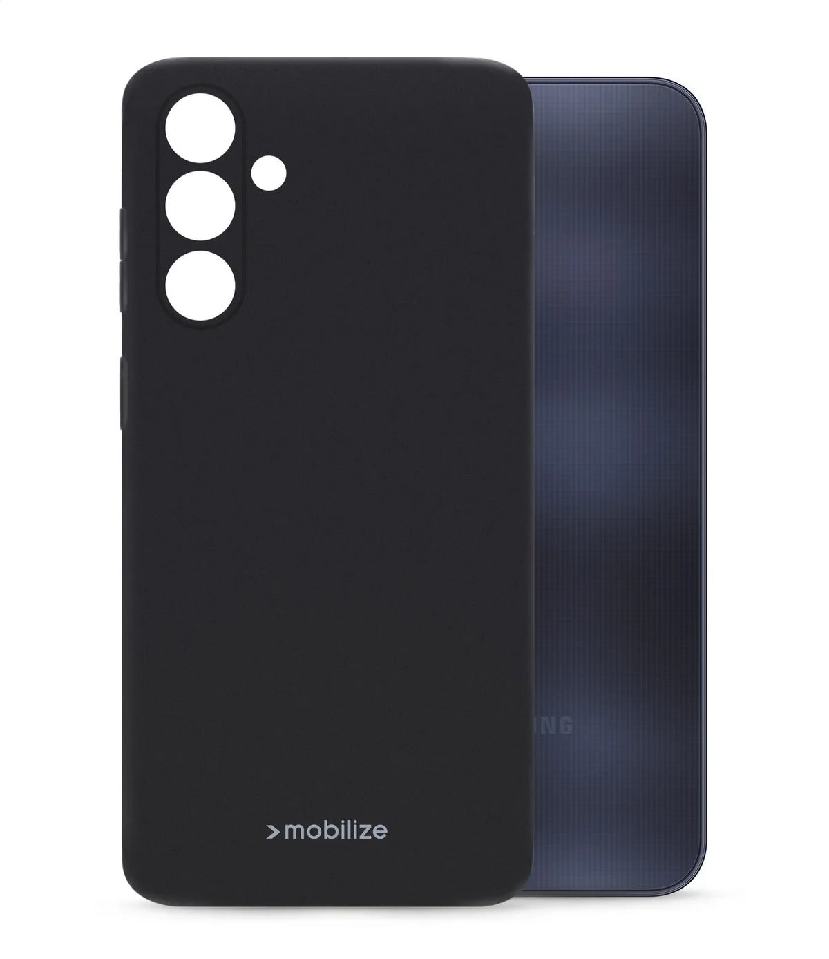 Mobilize Rubber Gelly Case Samsung Galaxy A25 5G Matt Black - Essentify