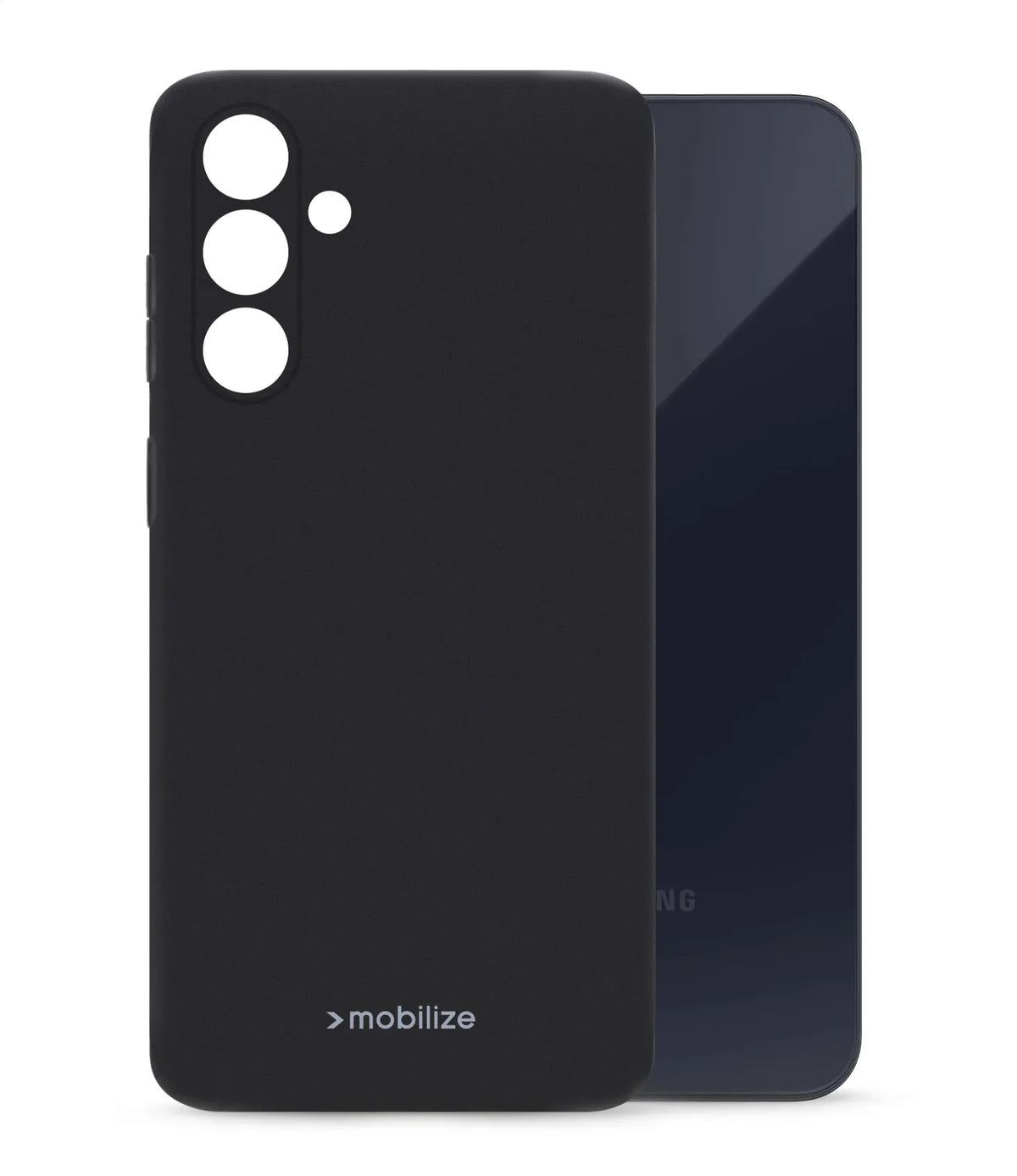 Mobilize Rubber Gelly Case Samsung Galaxy A55 5G Matt Black - Essentify