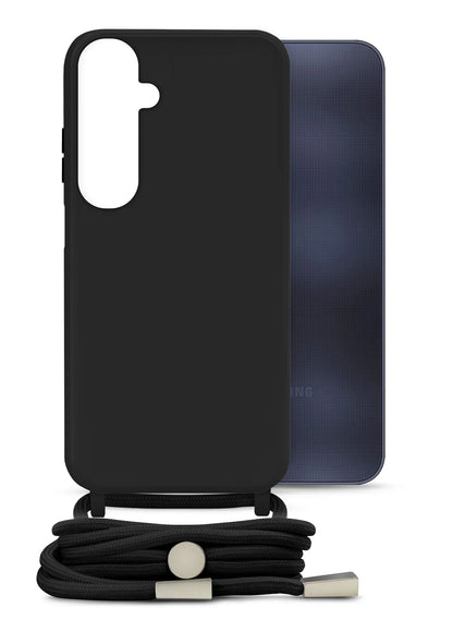Mobilize Lanyard Gelly Case For Samsung Galaxy A25 5G Black - Essentify