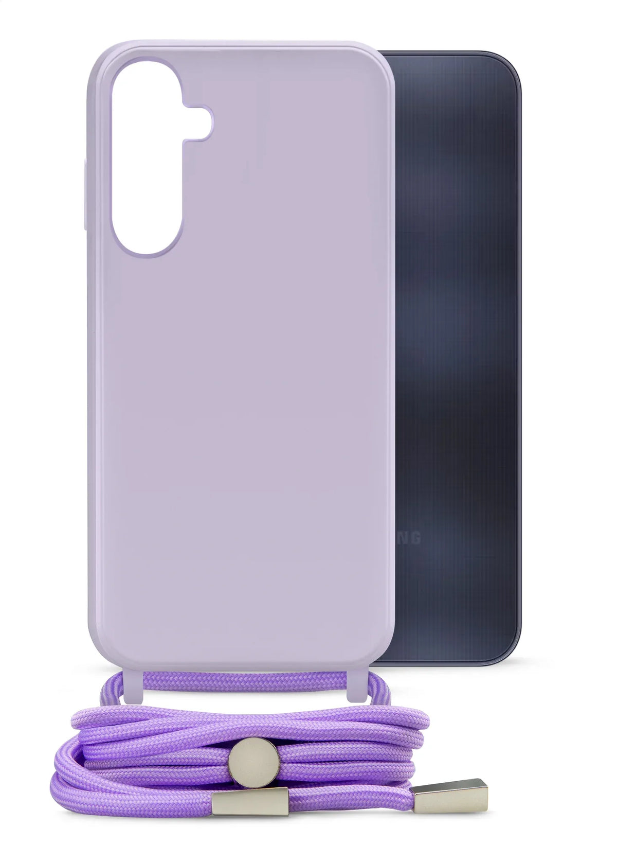 Mobilize Lanyard Gelly Case For Samsung Galaxy A25 5G Pastel Purple - Essentify