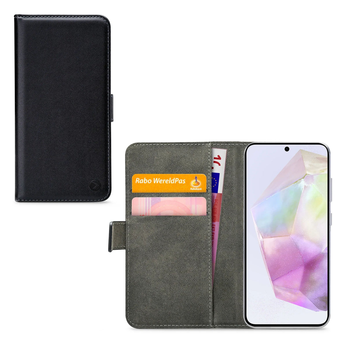Mobilize Classic Gelly Wallet Book Case Samsung Galaxy A35 5G Black - Essentify