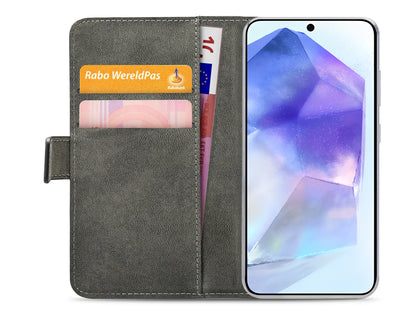 Mobilize Classic Gelly Wallet Book Case Samsung Galaxy A55 5G Black - Essentify