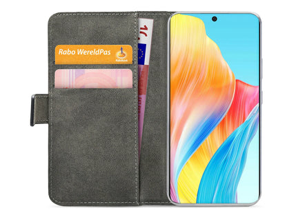 Mobilize Classic Gelly Wallet Book Case Oppo A58 4G Black - Essentify