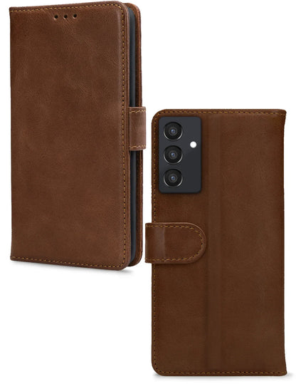 Mobilize Leather Wallet Samsung Galaxy A25 5G Brown - Essentify