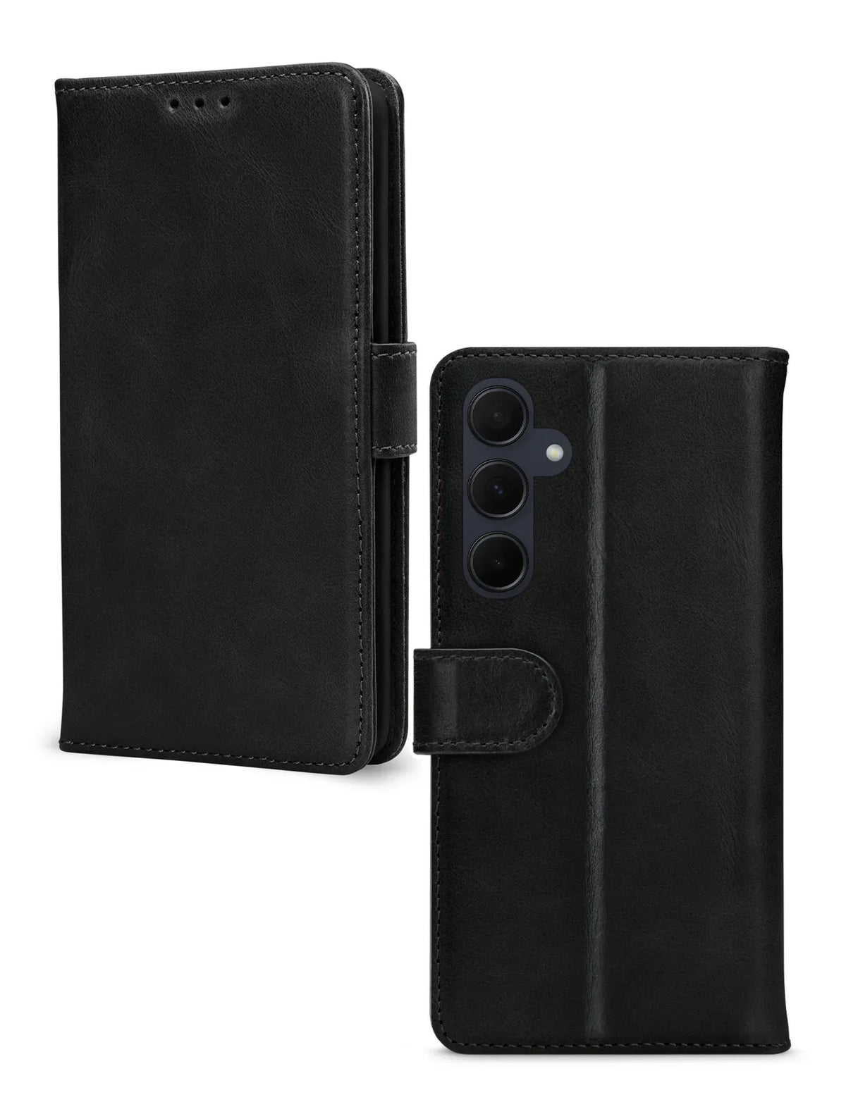 Mobilize Premium Gelly Wallet Book Case Samsung Galaxy A35 5G Black - Essentify