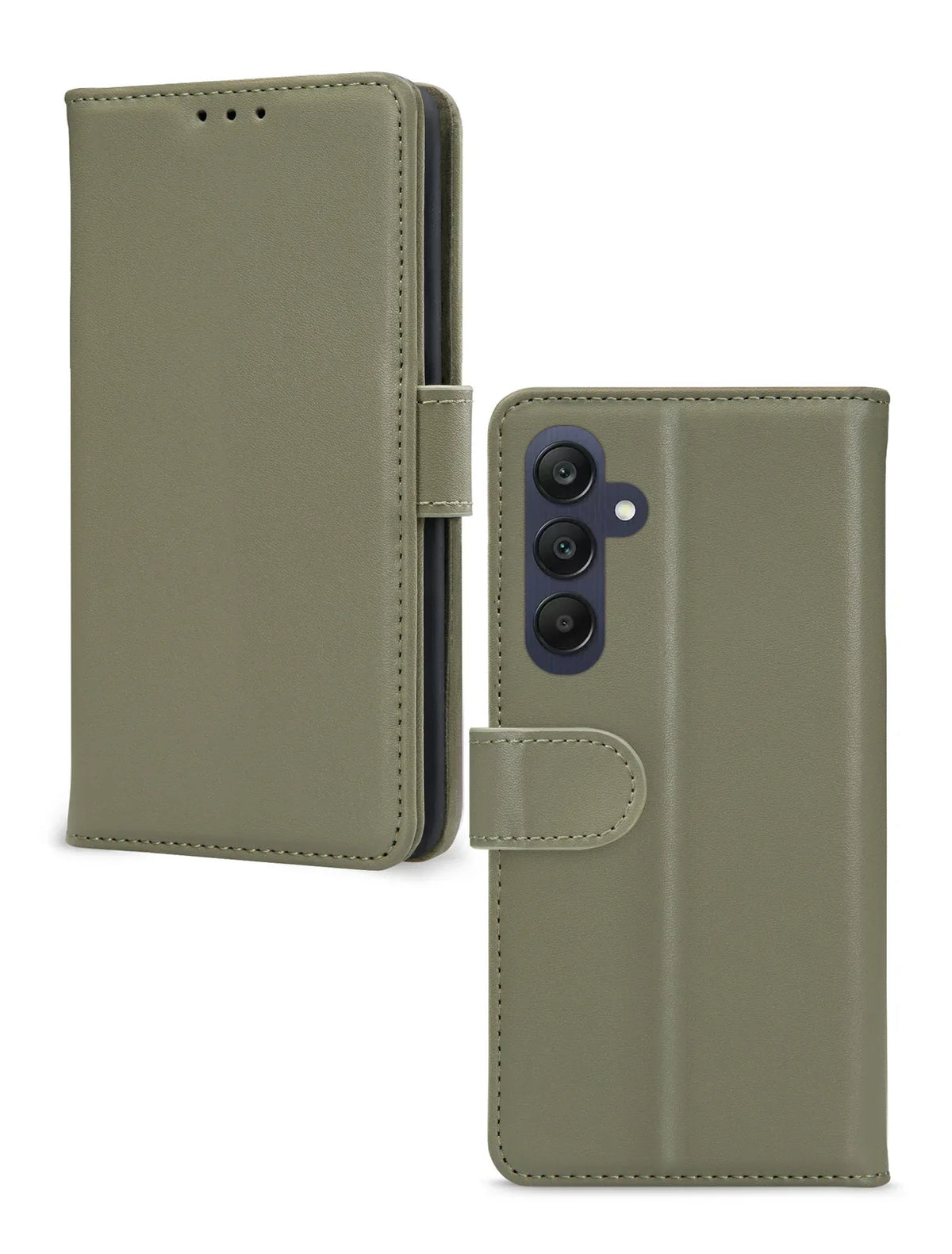 Mobilize Premium Gelly Wallet Book Case Samsung Galaxy A25 5G Green - Essentify