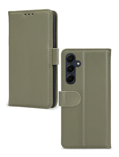 Mobilize Premium Gelly Wallet Book Case Samsung Galaxy A55 5G Green - Essentify