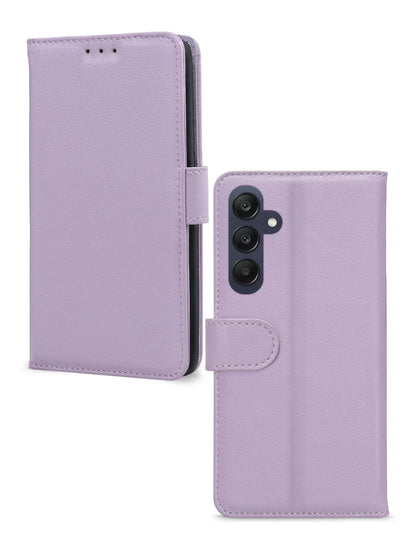 Mobilize Premium Gelly Wallet Book Case Samsung Galaxy A25 5G Purple - Essentify