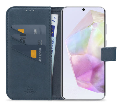 My Style Flex Wallet For Samsung Galaxy A35 5G Ocean Blue - Essentify