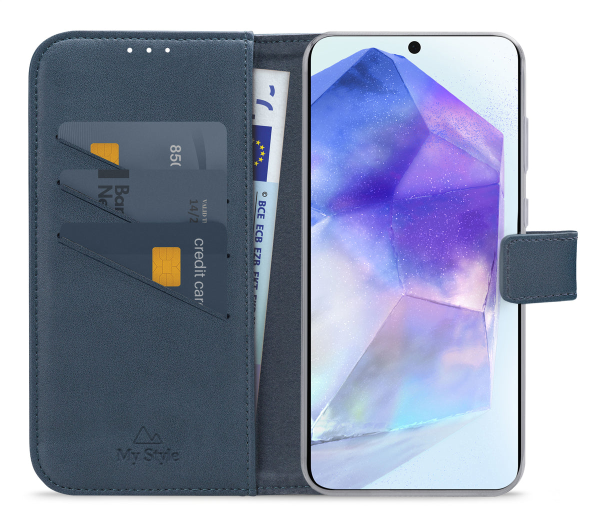 My Style Flex Wallet For Samsung Galaxy A55 5G Ocean Blue