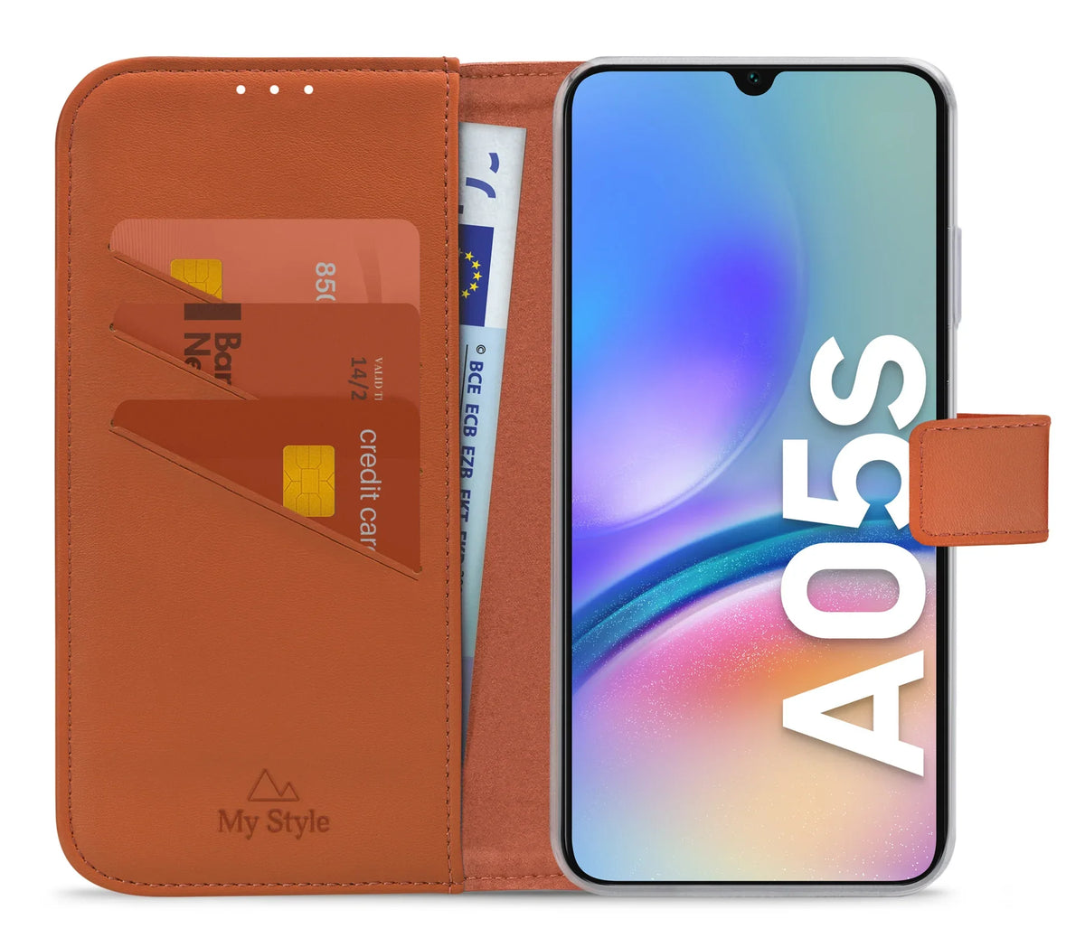 My Style Flex Wallet For Samsung Galaxy A05S Rust Red - Essentify