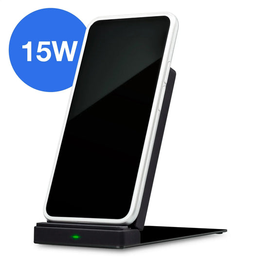 Mobilize Wireless Fast Charger Foldable 5W/7.5W/10W/15W Pu Leather Black - Essentify