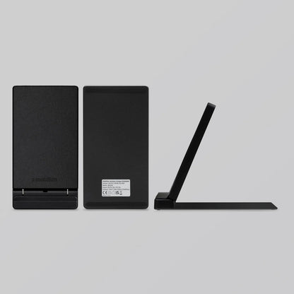 Mobilize Wireless Fast Charger Foldable 5W/7.5W/10W/15W Pu Leather Black - Essentify