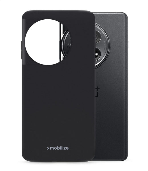Mobilize Rubber Gelly Case Oneplus 12 Matt Black - Essentify