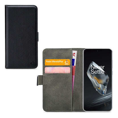 Mobilize Classic Gelly Wallet Book Case Oneplus 12 Black - Essentify