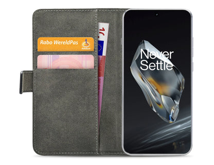 Mobilize Classic Gelly Wallet Book Case Oneplus 12 Black - Essentify