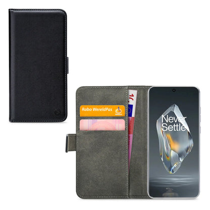 Mobilize Classic Gelly Wallet Book Case Oneplus 12R Black - Essentify