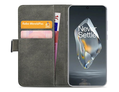 Mobilize Classic Gelly Wallet Book Case Oneplus 12R Black - Essentify