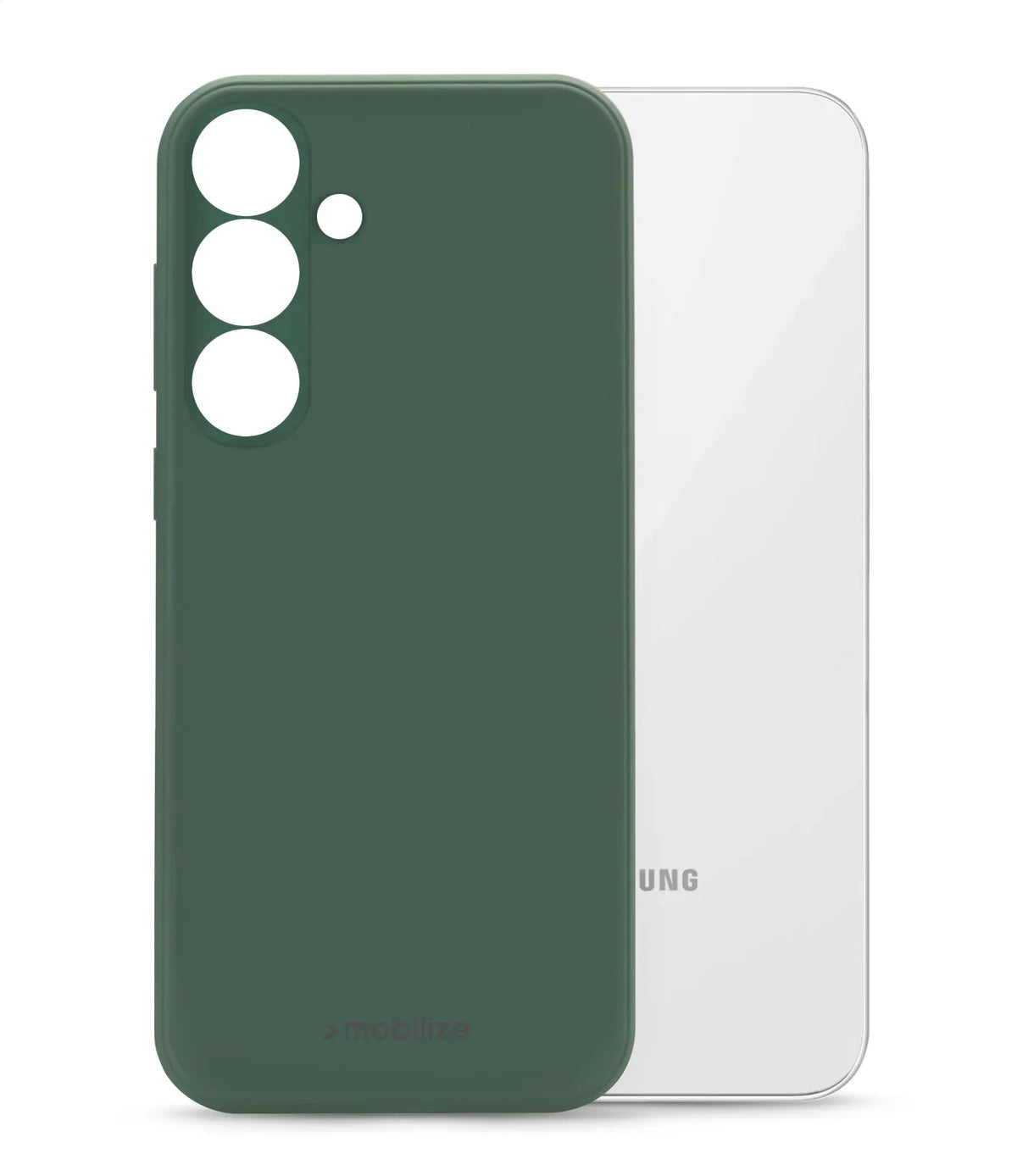 Mobilize Rubber Gelly Case Samsung Galaxy S23 Fe 5G Matt Green - Essentify