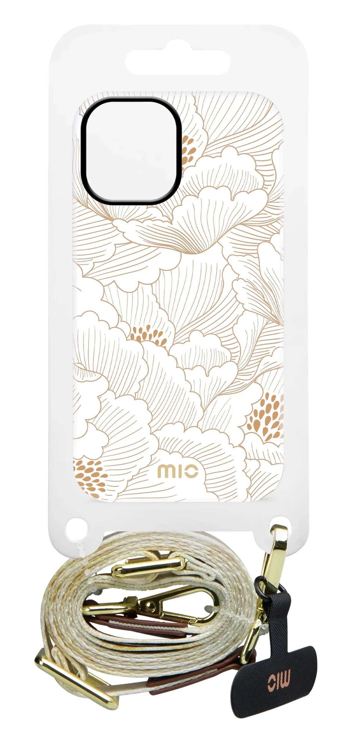 Mio By Mobilize Mio Lanyard White Roses - Essentify