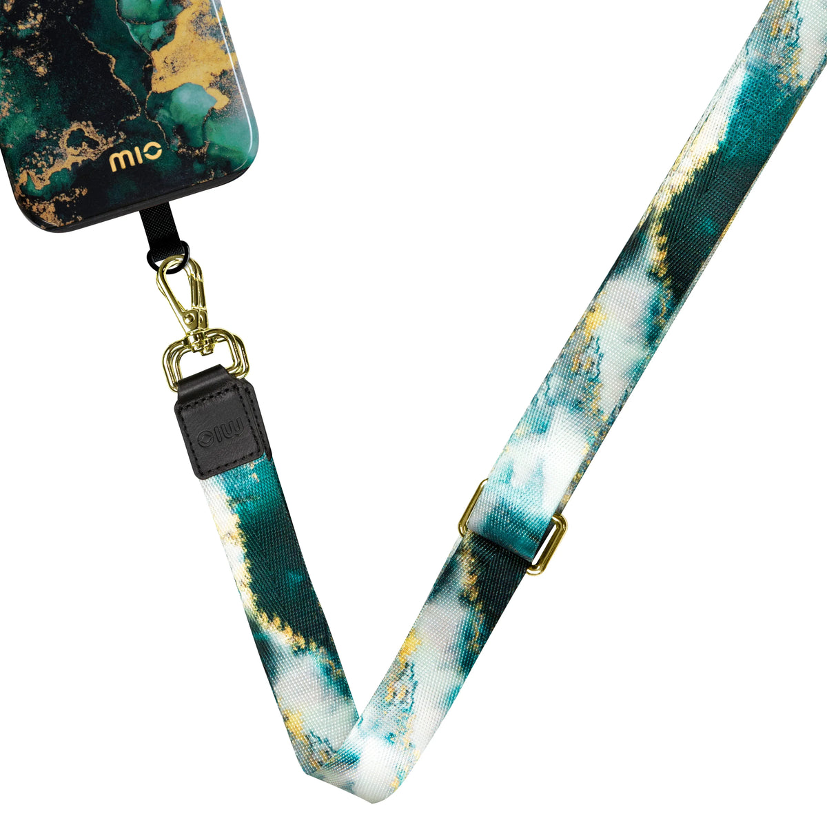 Mio By Mobilize Mio Lanyard Green Marble - Essentify